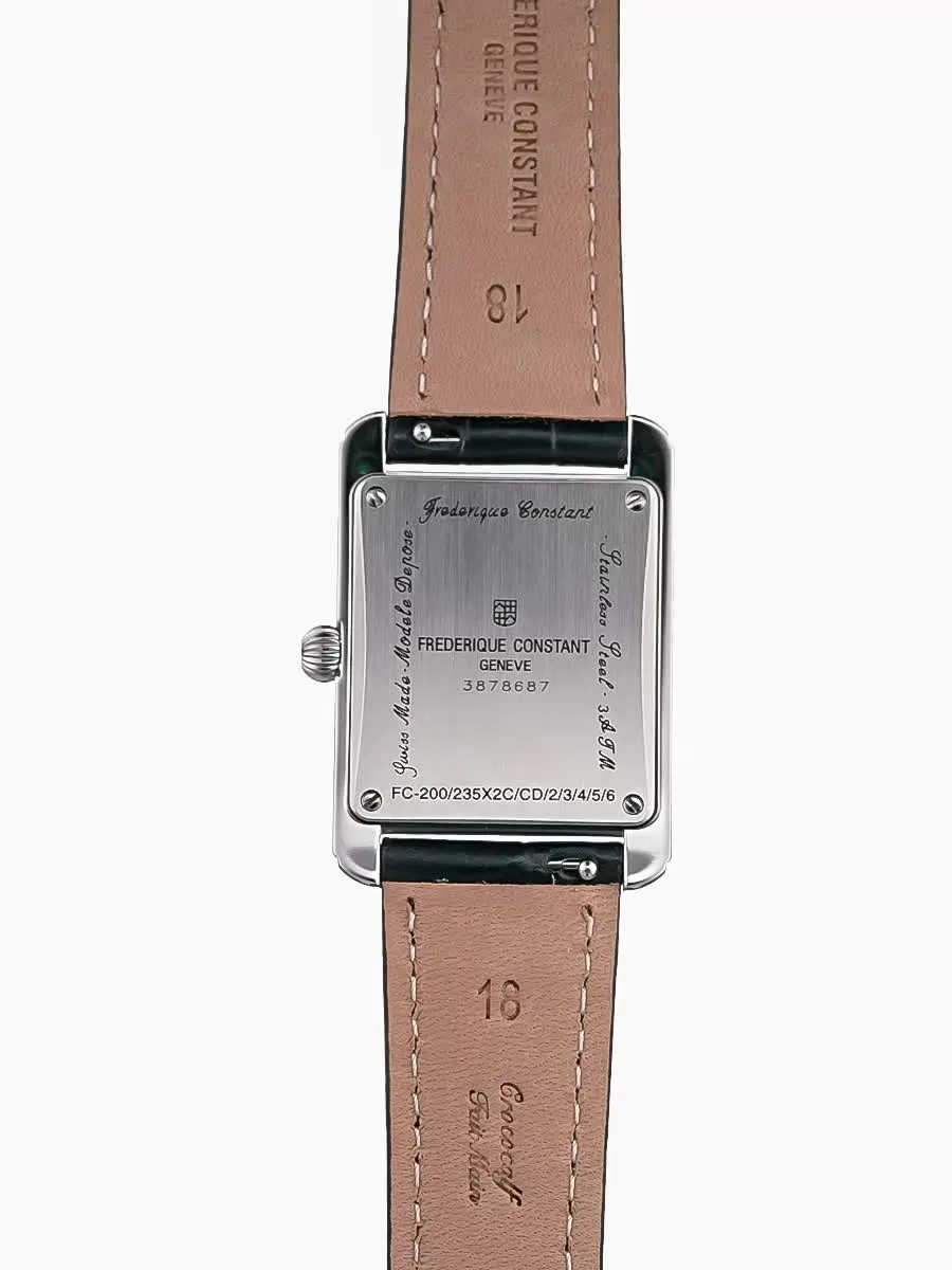 Classics Carrée Small Seconds Watch FC-235S2CD6 | Frederique Constant